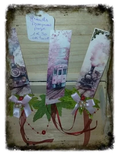 Marques page Shabby chic